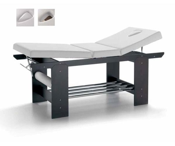 Lettino 2 snodi Savannah strutt. colore wengé lung 1850 x larg 720 x h 770 mm
