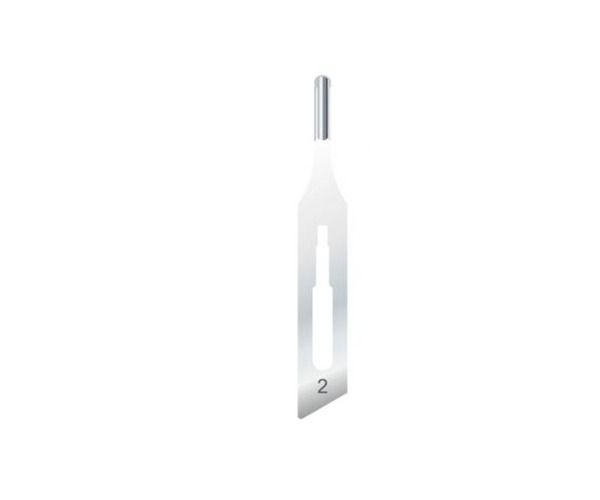Lama sgorbia monouso N. 2 sterile