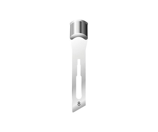 Lama sgorbia monouso N. 8 sterile