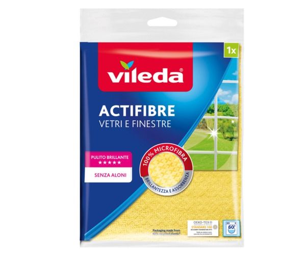 VILEDA ACTIFIBRE PANNO per VETRI e FINESTRE